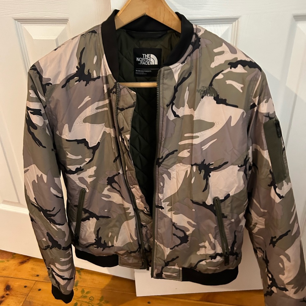 The North Face Camouflage Bomber Jacket